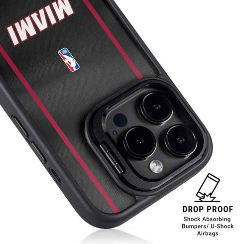 NBA Miami Heat Jersey iPhone 13 Pro Kickstand Case