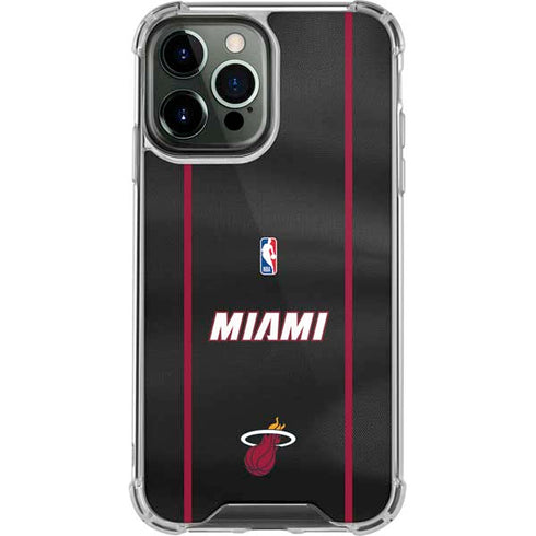 NBA Miami Heat Jersey iPhone 13 Pro Max Clear Case