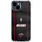 NBA Miami Heat Jersey iPhone 14 Clear Case