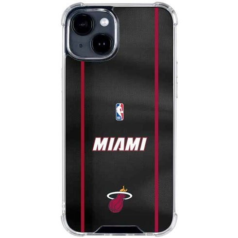 NBA Miami Heat Jersey iPhone 14 Plus Clear Case