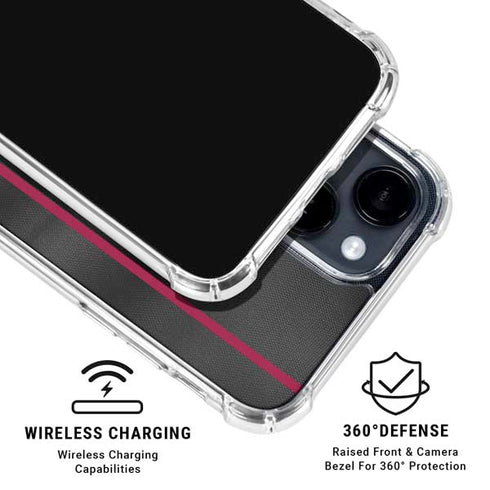 NBA Miami Heat Jersey iPhone 14 Plus Clear Case