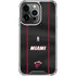 NBA Miami Heat Jersey iPhone 14 Pro Clear Case