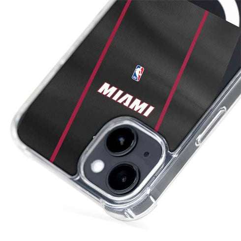 NBA Miami Heat Jersey iPhone 15 Plus MagSafe Case
