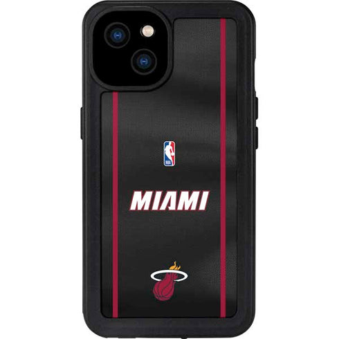 NBA Miami Heat Jersey iPhone 15 Plus Waterproof Case