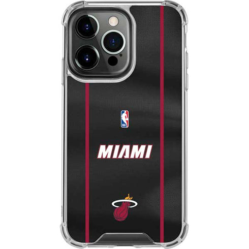 NBA Miami Heat Jersey iPhone 15 Pro Max Clear Case