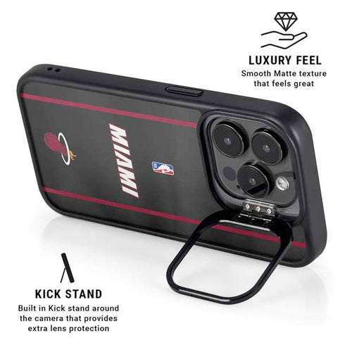 NBA Miami Heat Jersey iPhone 15 Pro Max Kickstand Case