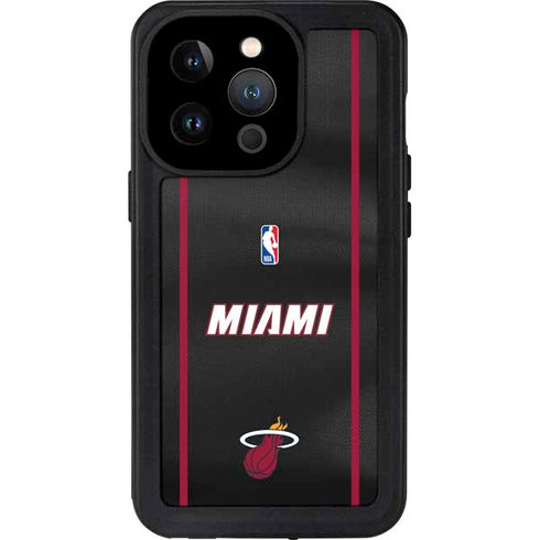 NBA Miami Heat Jersey iPhone 15 Pro Waterproof Case