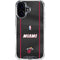 NBA Miami Heat Jersey iPhone 16 Clear Case