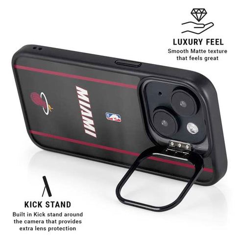 NBA Miami Heat Jersey iPhone 16 Kickstand Case