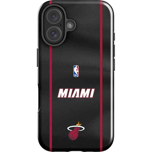NBA Miami Heat Jersey iPhone 16 Plus Impact Case