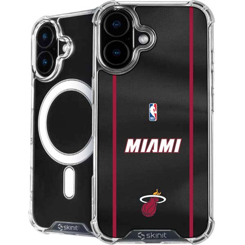 NBA Miami Heat Jersey iPhone 16 Plus MagSafe Case