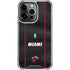 NBA Miami Heat Jersey iPhone 16 Pro Clear Case
