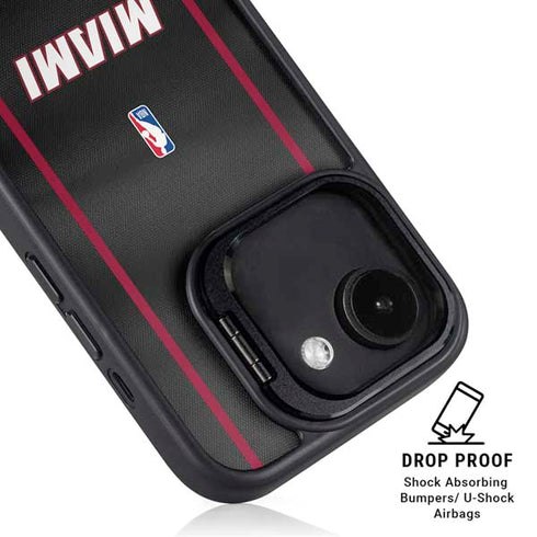 NBA Miami Heat Jersey iPhone 16e Kickstand Case