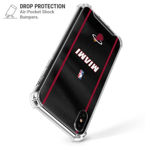 NBA Miami Heat Jersey iPhone X/XS Clear Case