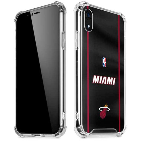 NBA Miami Heat Jersey iPhone XR Clear Case