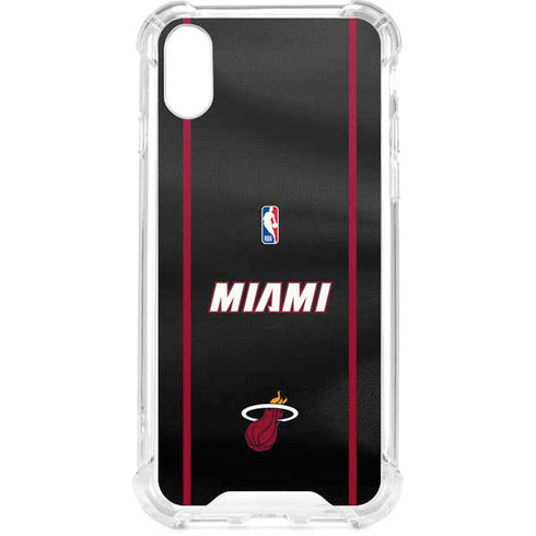 NBA Miami Heat Jersey iPhone XS Clear Case