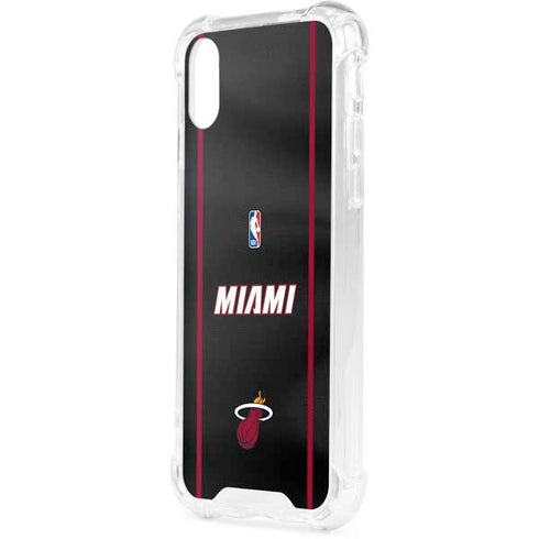 NBA Miami Heat Jersey iPhone XS Clear Case