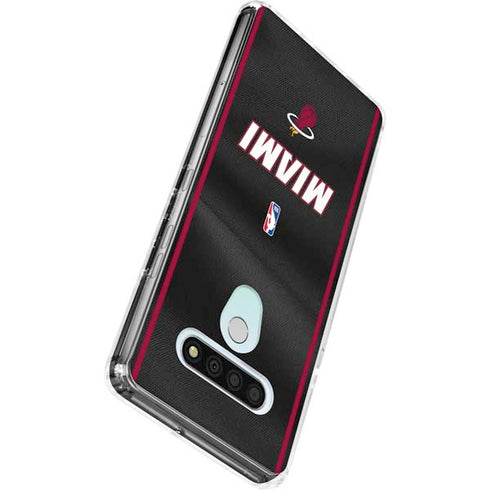 NBA Miami Heat Jersey LG Stylo 6 Clear Case