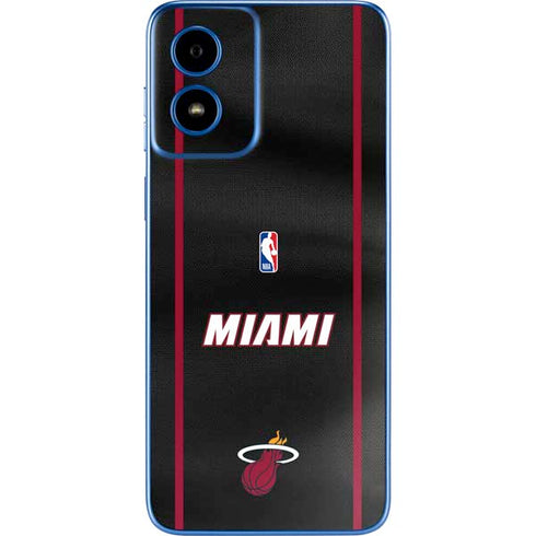 NBA Miami Heat Jersey Moto G Play 4G (2024) Skin