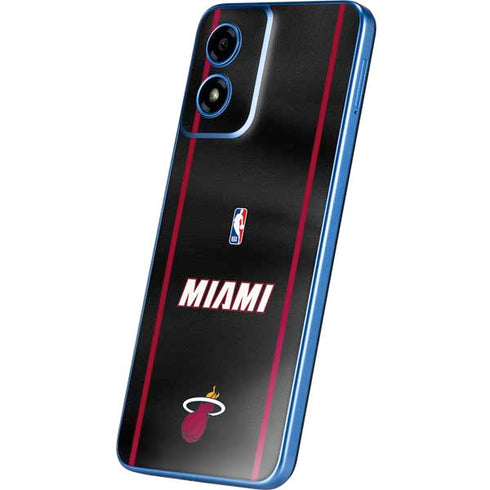 NBA Miami Heat Jersey Moto G Play 4G (2024) Skin