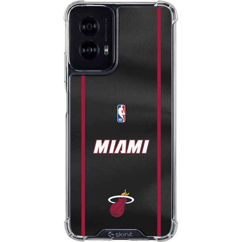 NBA Miami Heat Jersey Moto G Power 5G (2024) Clear Case