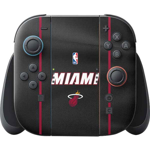 NBA Miami Heat Jersey Nintendo Switch 2 (2025) Joy-Con Controller Skin