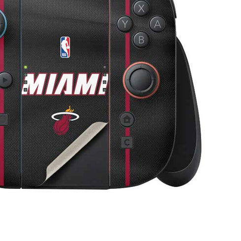 NBA Miami Heat Jersey Nintendo Switch 2 (2025) Joy-Con Controller Skin