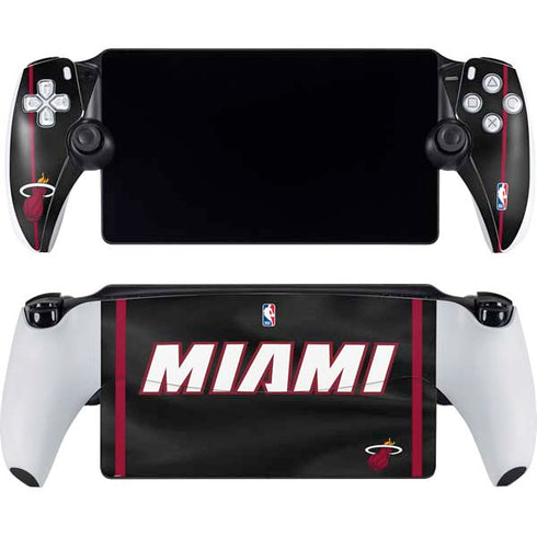 NBA Miami Heat Jersey PlayStation Portal Remote Player Skin
