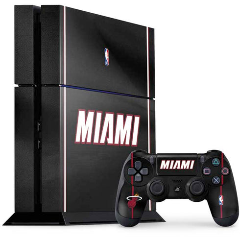 NBA Miami Heat Jersey PS4 Console and Controller Bundle Skin