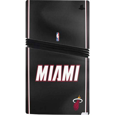 NBA Miami Heat Jersey PS5 Pro Console Skin