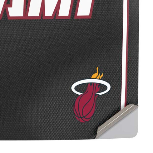 NBA Miami Heat Jersey PS5 Pro Console Skin