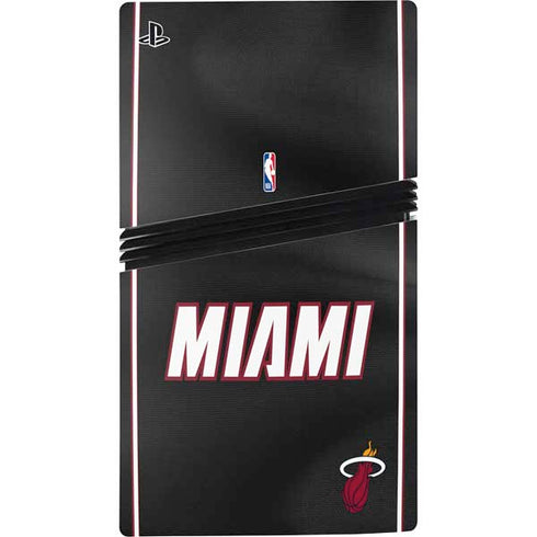 NBA Miami Heat Jersey PS5 Pro Disk Console Skin
