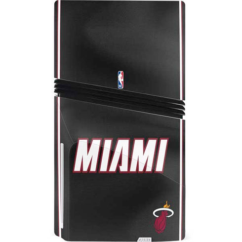 NBA Miami Heat Jersey PS5 Pro Disk Console Skin