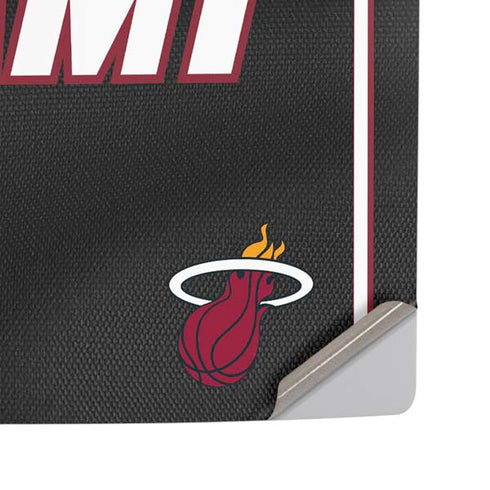 NBA Miami Heat Jersey PS5 Pro Disk Console Skin