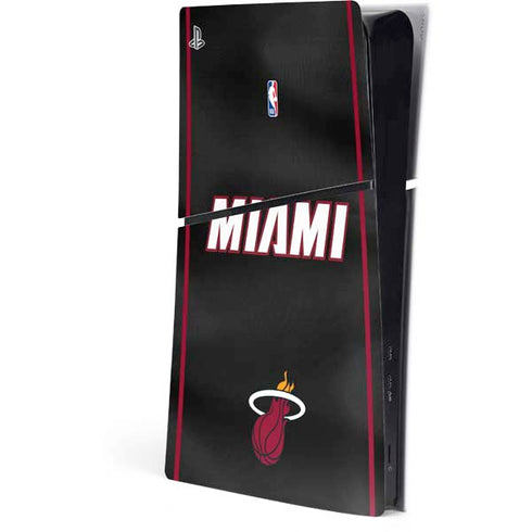 NBA Miami Heat Jersey PS5 Slim Digital Edition Console Skin