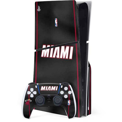 NBA Miami Heat Jersey PS5 Slim Disk Bundle Skin