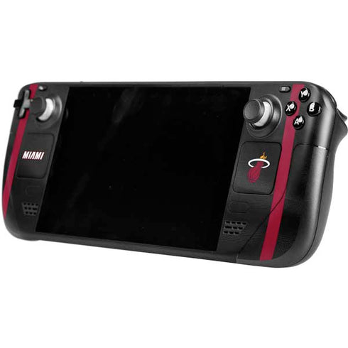 NBA Miami Heat Jersey Steam Deck Handheld Gaming Computer Skin
