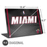 NBA Miami Heat Jersey Universal Laptop 16.6in (13.4 x 9.7in) Skin
