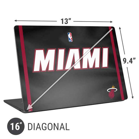 NBA Miami Heat Jersey Universal Laptop 16in (13 x 9.4in) Skin
