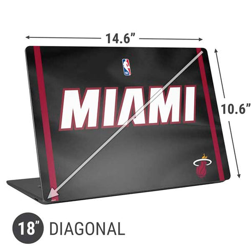 NBA Miami Heat Jersey Universal Laptop 18in (14.6 x 10.6in) Skin