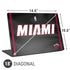 NBA Miami Heat Jersey Universal Laptop 18in (14.6 x 10.6in) Skin