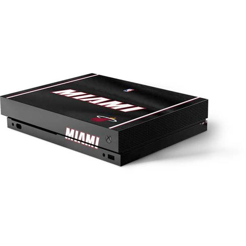 NBA Miami Heat Jersey Xbox One X Console Skin