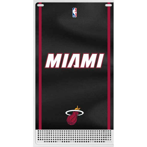 NBA Miami Heat Jersey Xbox Series S Console Skin