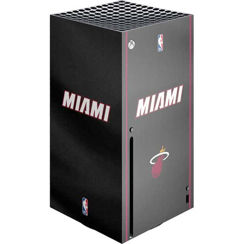 NBA Miami Heat Jersey Xbox Series X Console Skin