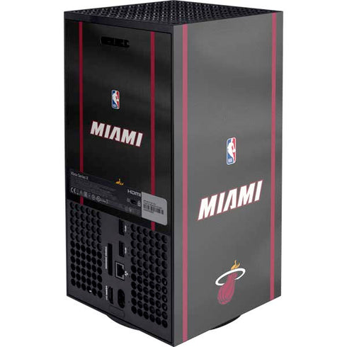 NBA Miami Heat Jersey XBox Series X Digital Edition Console Skin
