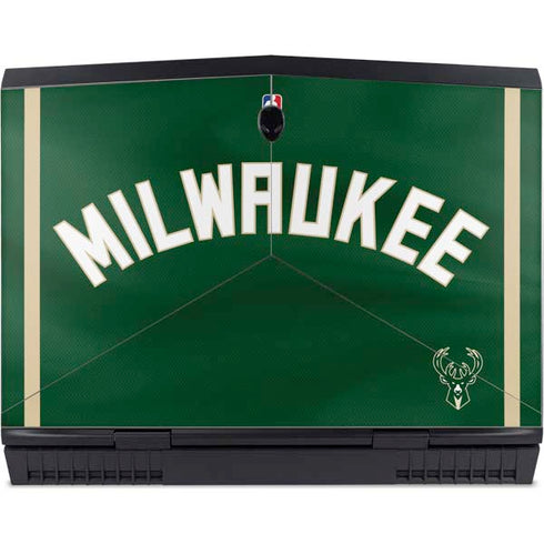 NBA Milwaukee Bucks Jersey Dell Alienware Skin