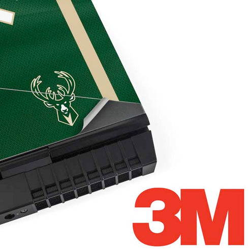 NBA Milwaukee Bucks Jersey Dell Alienware Skin
