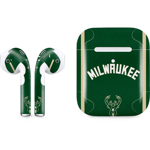 NBA Milwaukee Bucks Jersey Apple AirPods 2 Skin