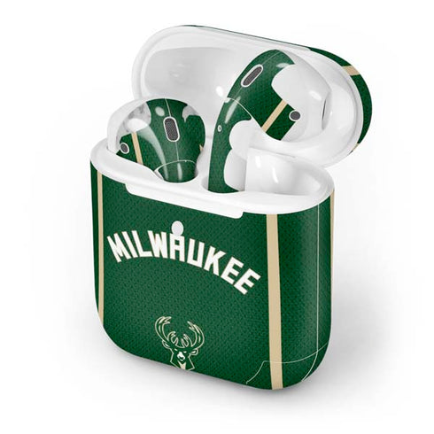 NBA Milwaukee Bucks Jersey Apple AirPods 2 Skin