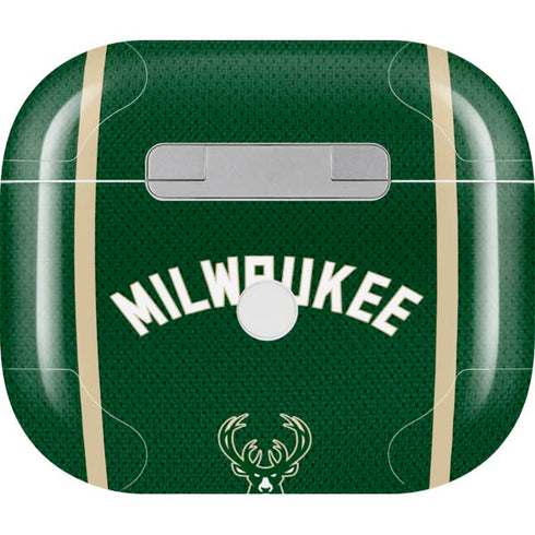 NBA Milwaukee Bucks Jersey Apple AirPods (3rd Gen 2021) Skin